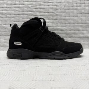 FUBU Shoes Mens‎ Size 7 Black Mid Top Athletic Sneakers Lace Up MNFB21SC003L
